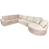 Hoekbank Moon | Gebroken wit