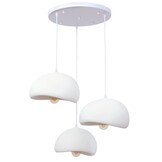 Hanglamp Chiba - 3 lichts - rond - D40 cm