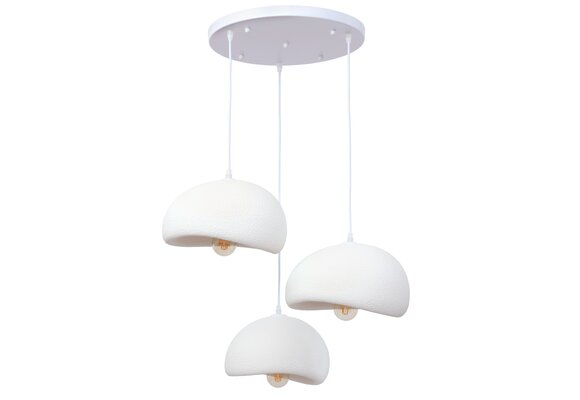 Hanglamp Chiba - 3 lichts - rond