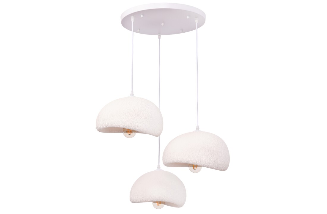 Hanglamp Chiba - 3 lichts - rond - D40 cm