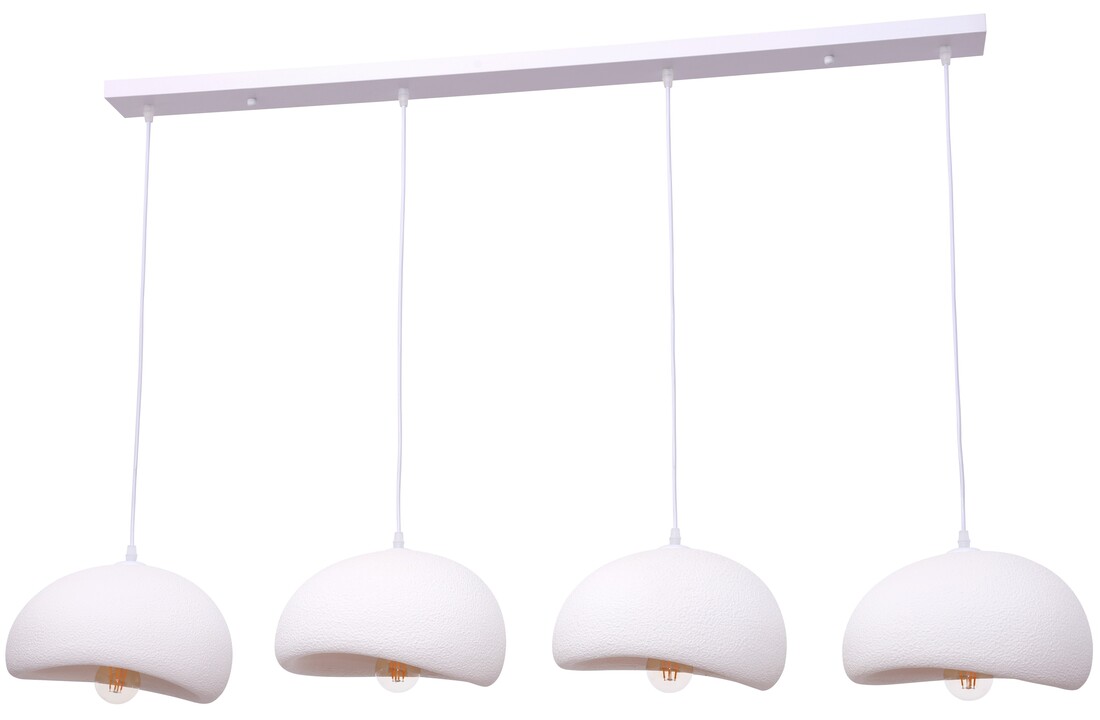 Hanglamp Chiba - 4 lichts - rechthoekig - L120 cm