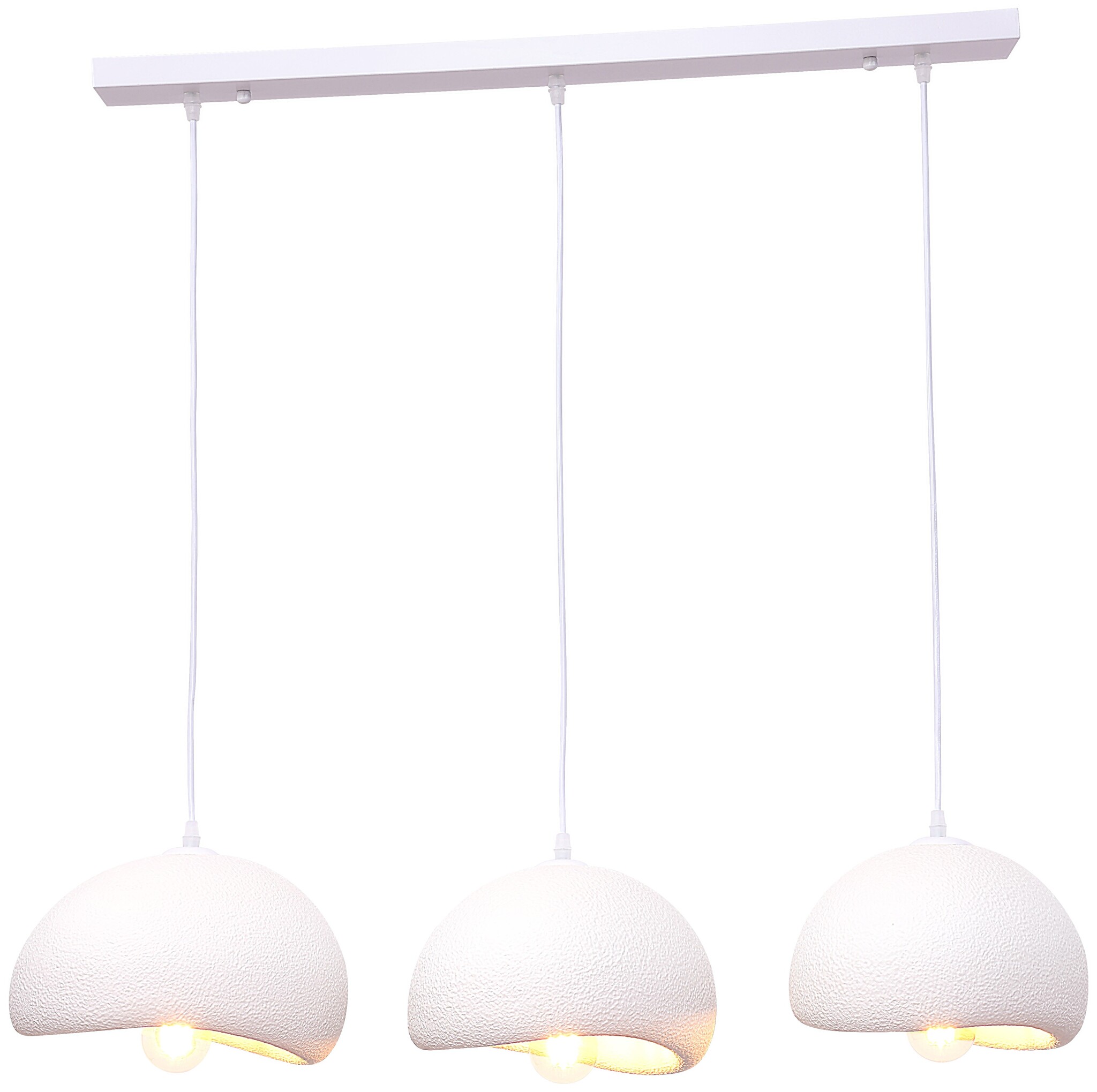 Hanglamp Chiba - 3 lichts - rechthoekig - L100 cm