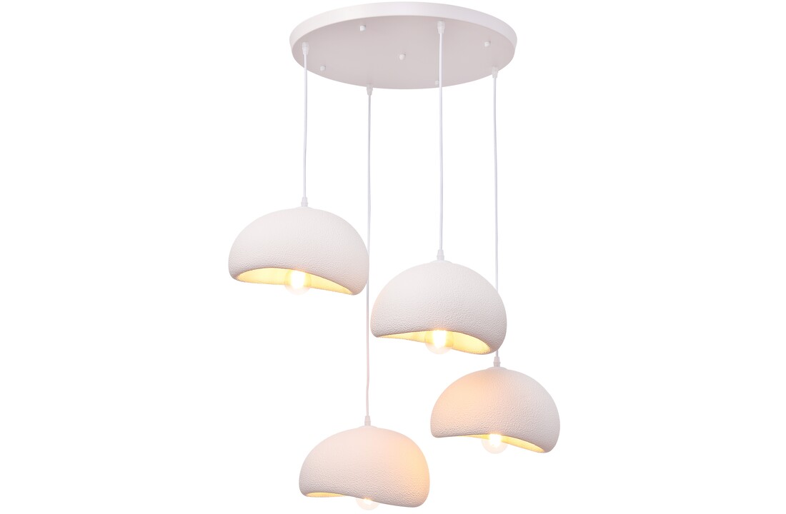 Hanglamp Chiba - 4 lichts - rond - D50 cm