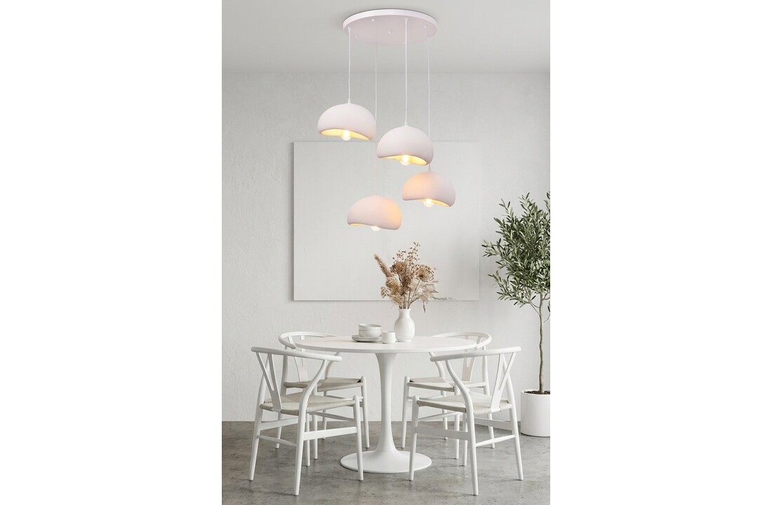 Hanglamp Chiba - 4 lichts - rond - D50 cm
