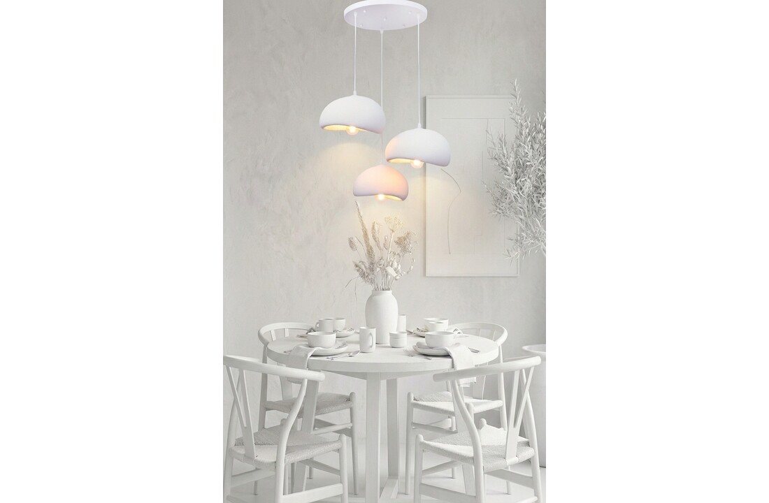 Hanglamp Chiba - 3 lichts - rond - D40 cm