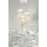 Hanglamp Chiba - 3 lichts - rond - D40 cm