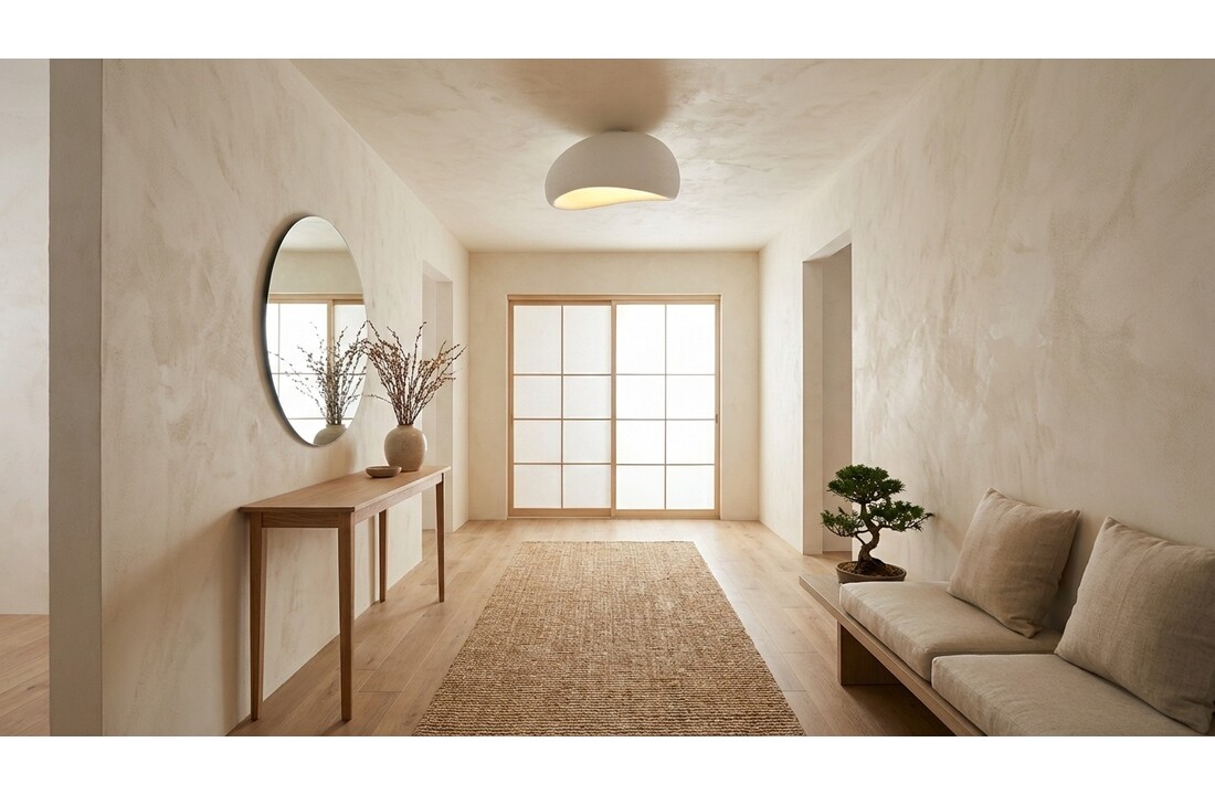 Plafondlamp Kioto 40 cm - Wabi Sabi - Japandi