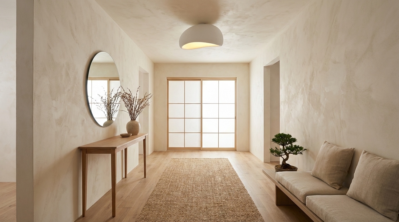 Plafondlamp Kioto 40 cm - Wabi Sabi - Japandi