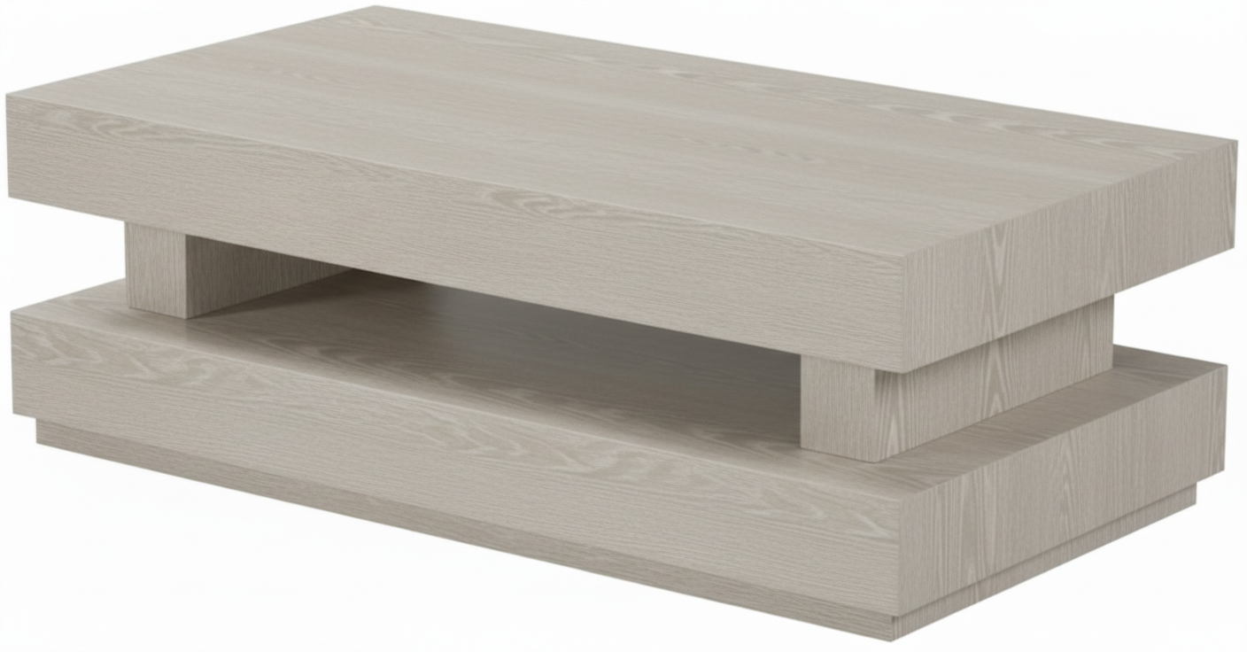 Salontafel Capri Hamburger Beige  - Rechthoekig