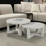 Salontafel Capri Beige - set van 2 - eiken gefineerd