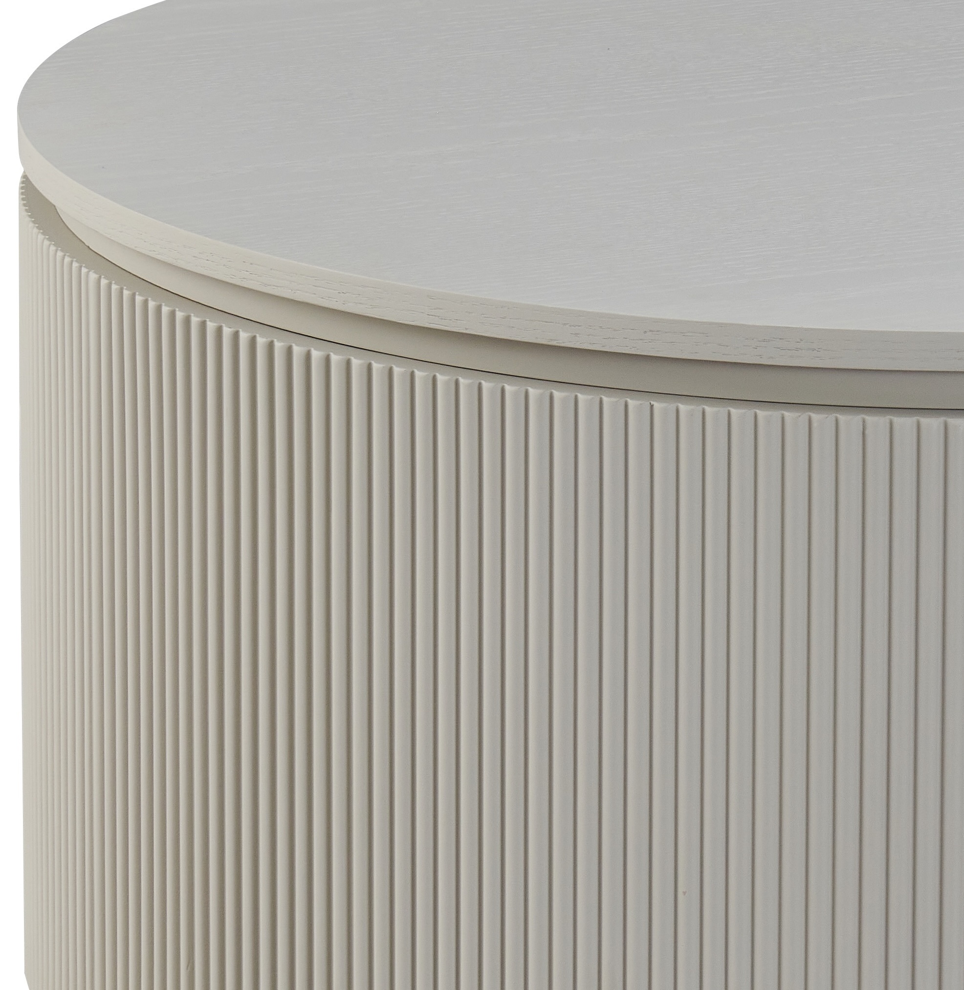 Salontafel Capri Beige - ∅90 cm  - eiken gefineerd