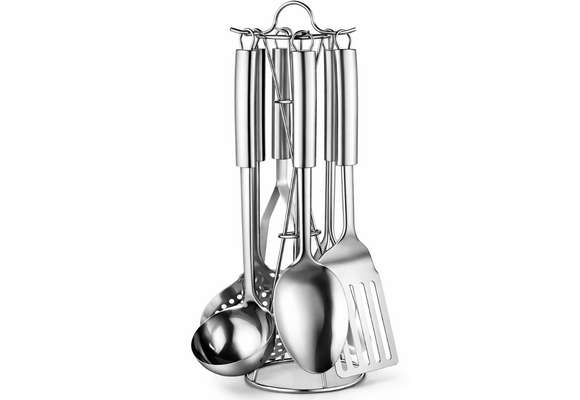 Keukengerei set RVS - 7 delig