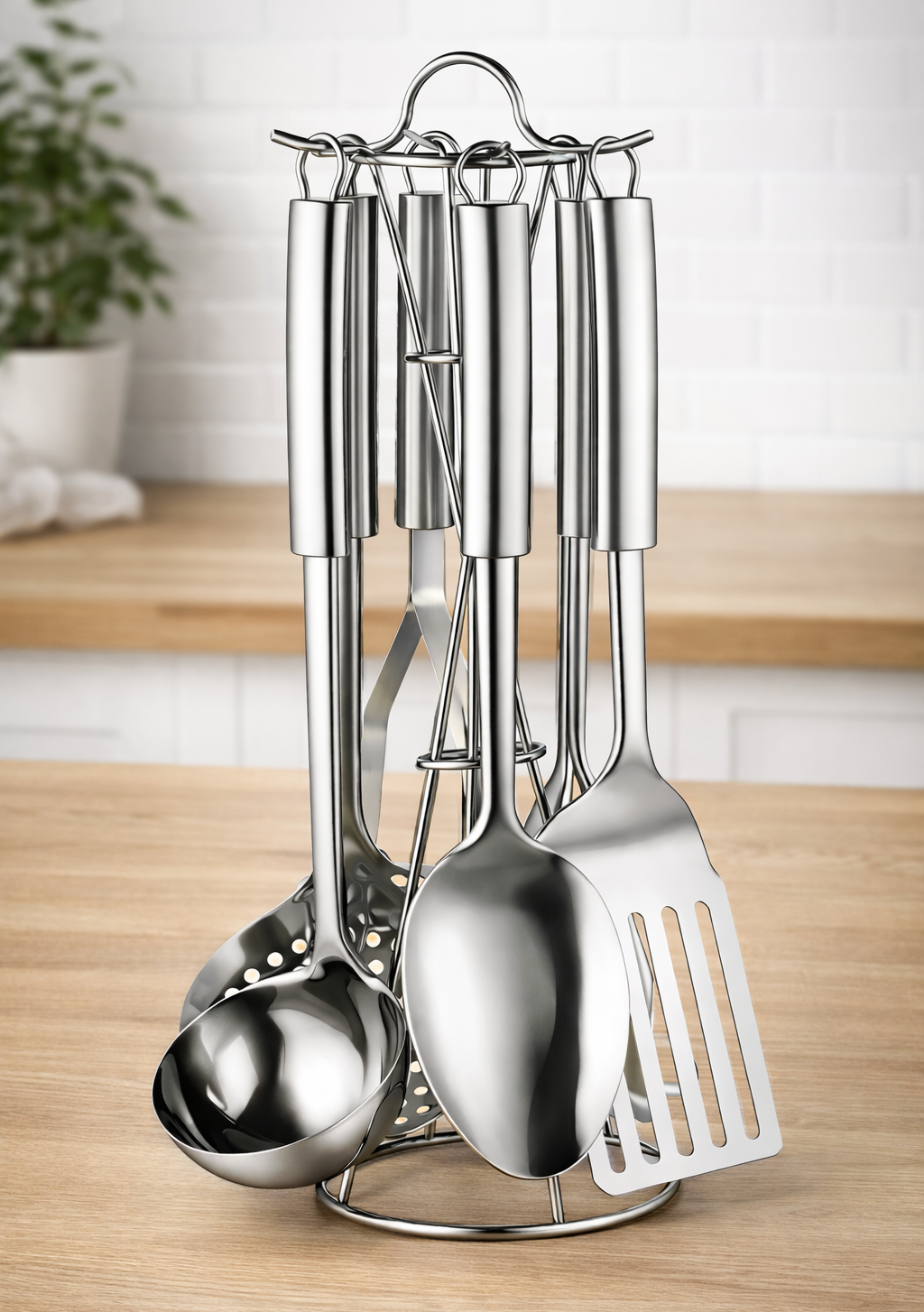 Keukengerei set RVS - 7 delig