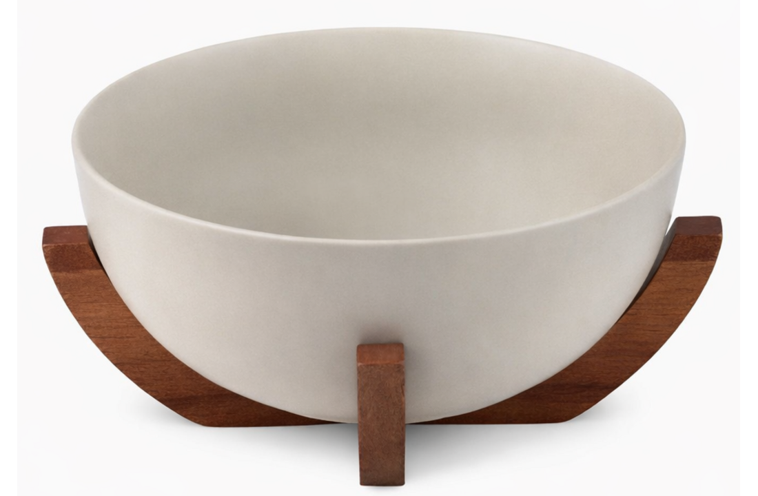 Serveerkom Terra | ⌀ 23 cm - Acaciahout