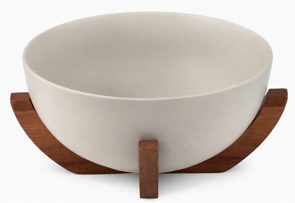 Serveerkom Terra | ⌀ 23 cm - Acaciahout