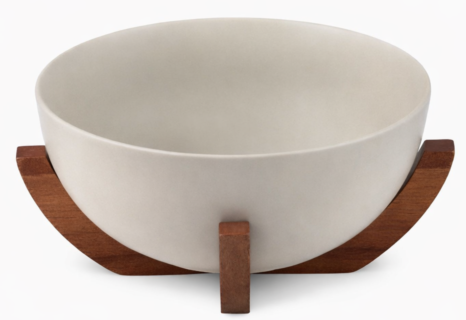 Serveerkom Terra | ⌀ 23 cm - Acaciahout