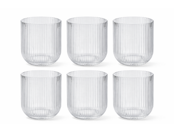 Drinkglazen Striped - 250 ml | 6 stuks