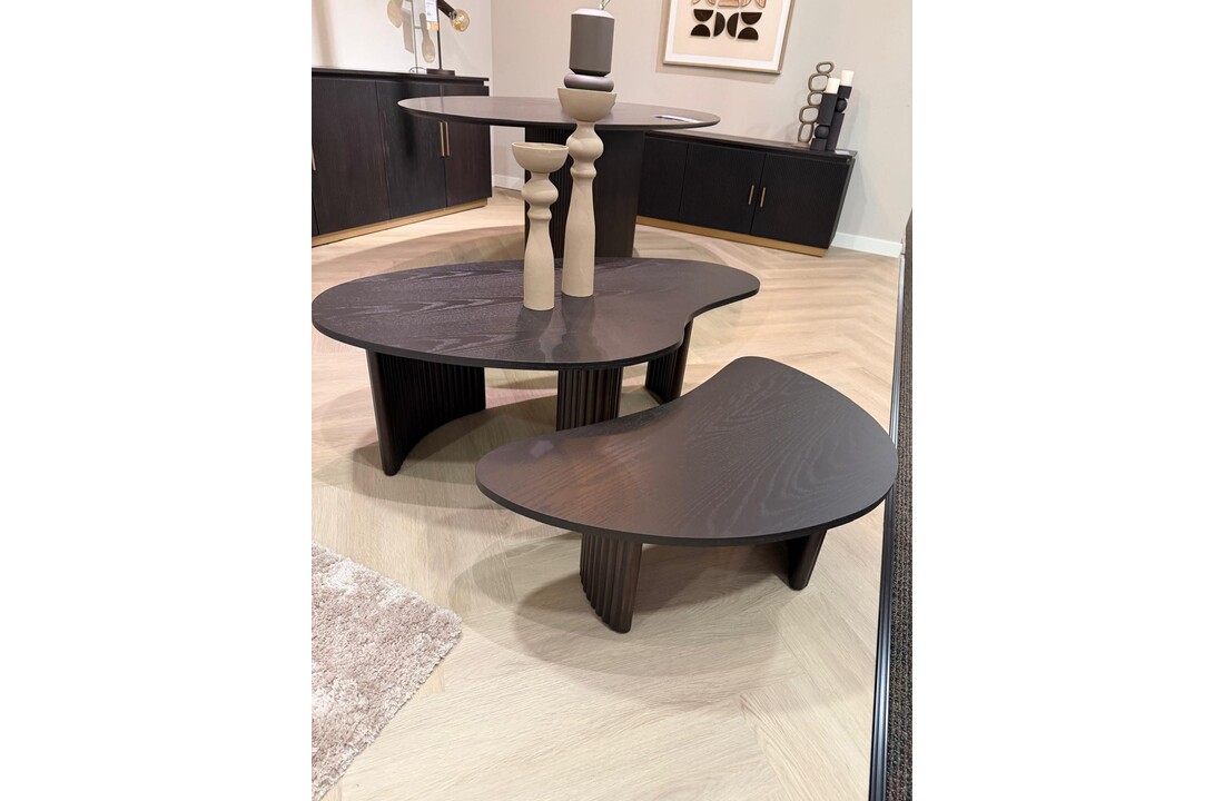 Salontafel Madison - Bruin eiken | set van 2