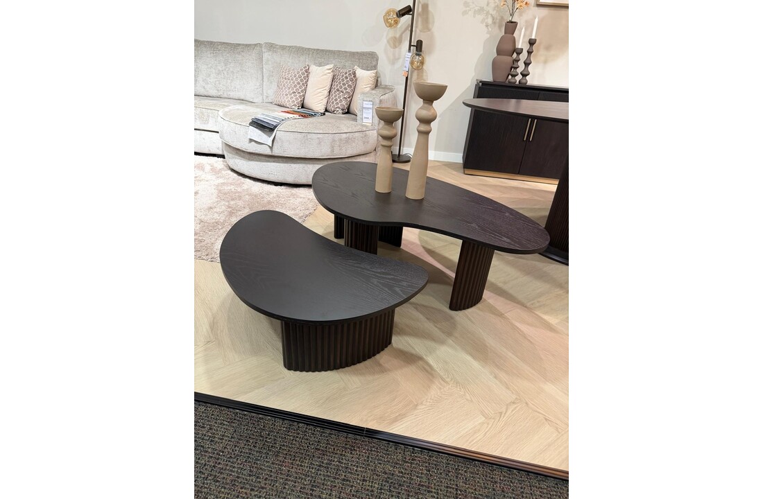 Salontafel Madison - Bruin eiken | set van 2