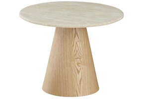 Salontafel Atlanta - Travertin marmer | Eiken