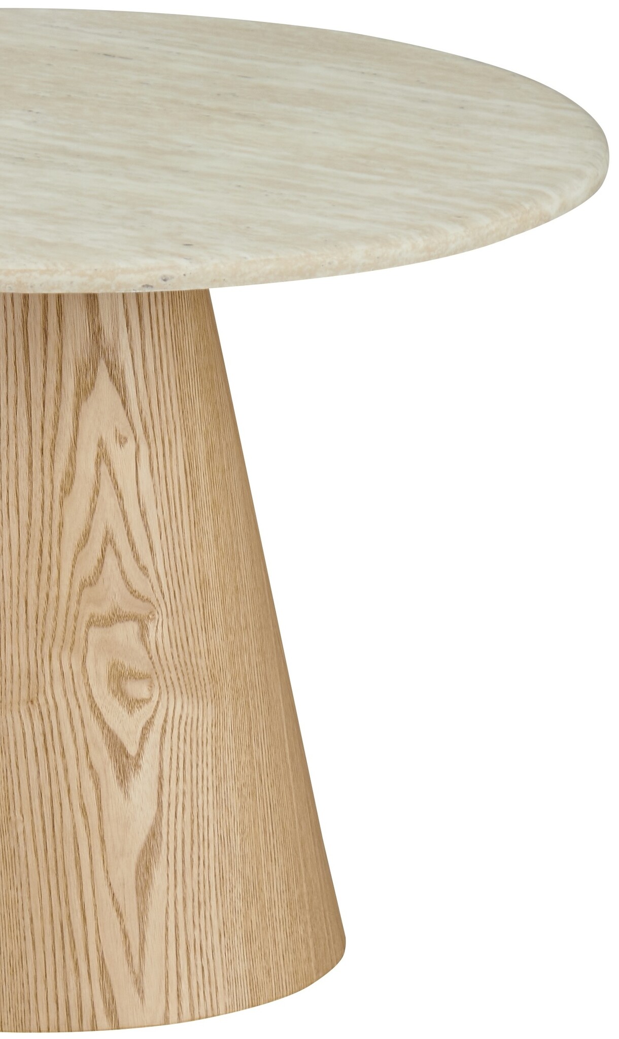 Salontafel Atlanta - Travertin marmer | Eiken