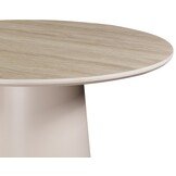 Eettafel Como -  Mat Beige - Keramiek (travertin look) - Set van 2