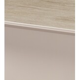 Tv-meubel Zwevend Como - Mat Beige - Keramiek (travertin look) - 200x36x30 cm