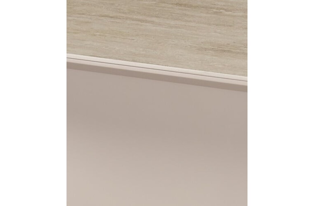 Tv-meubel Staand Como - Mat Beige - Keramiek (travertin look) - 200x36x38 cm
