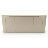 Dressoir Staand Como - Mat Beige - Keramiek (travertin look) - 200x40x80 cm