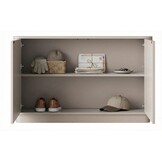 Gangkast - Beige - Curved - L130 x B25 x H80 cm