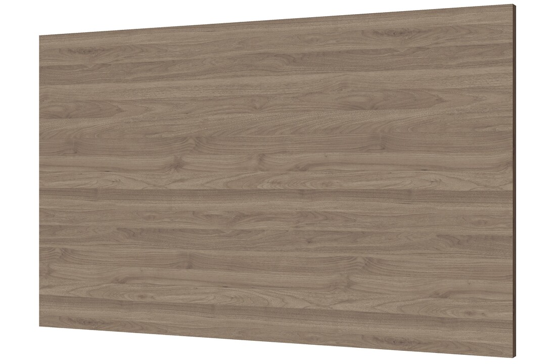 TV-Decorplaat Walnoot - L200 x H122 x D1.8 cm