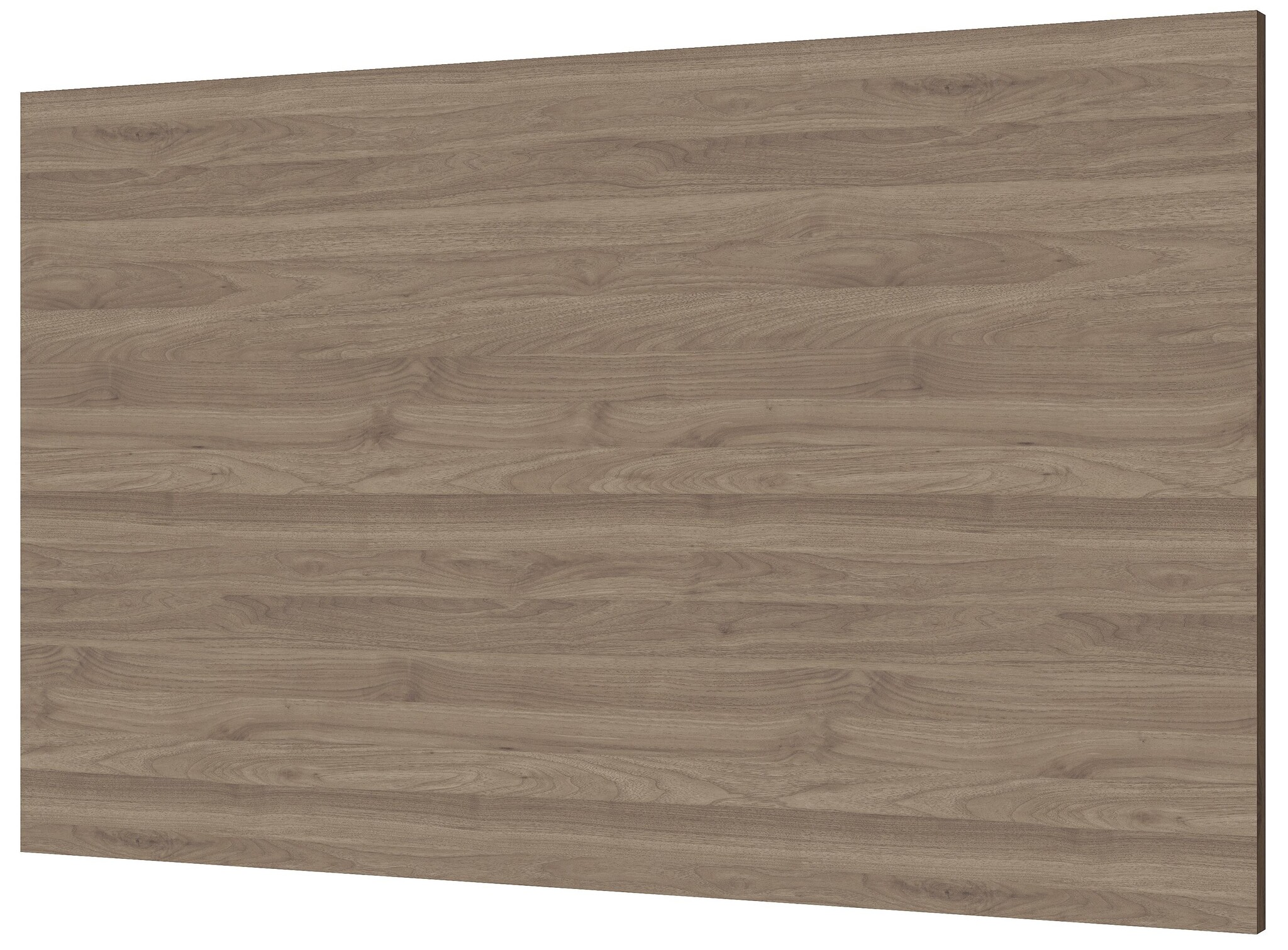 TV-Decorplaat Walnoot - L200 x H122 x D1.8 cm