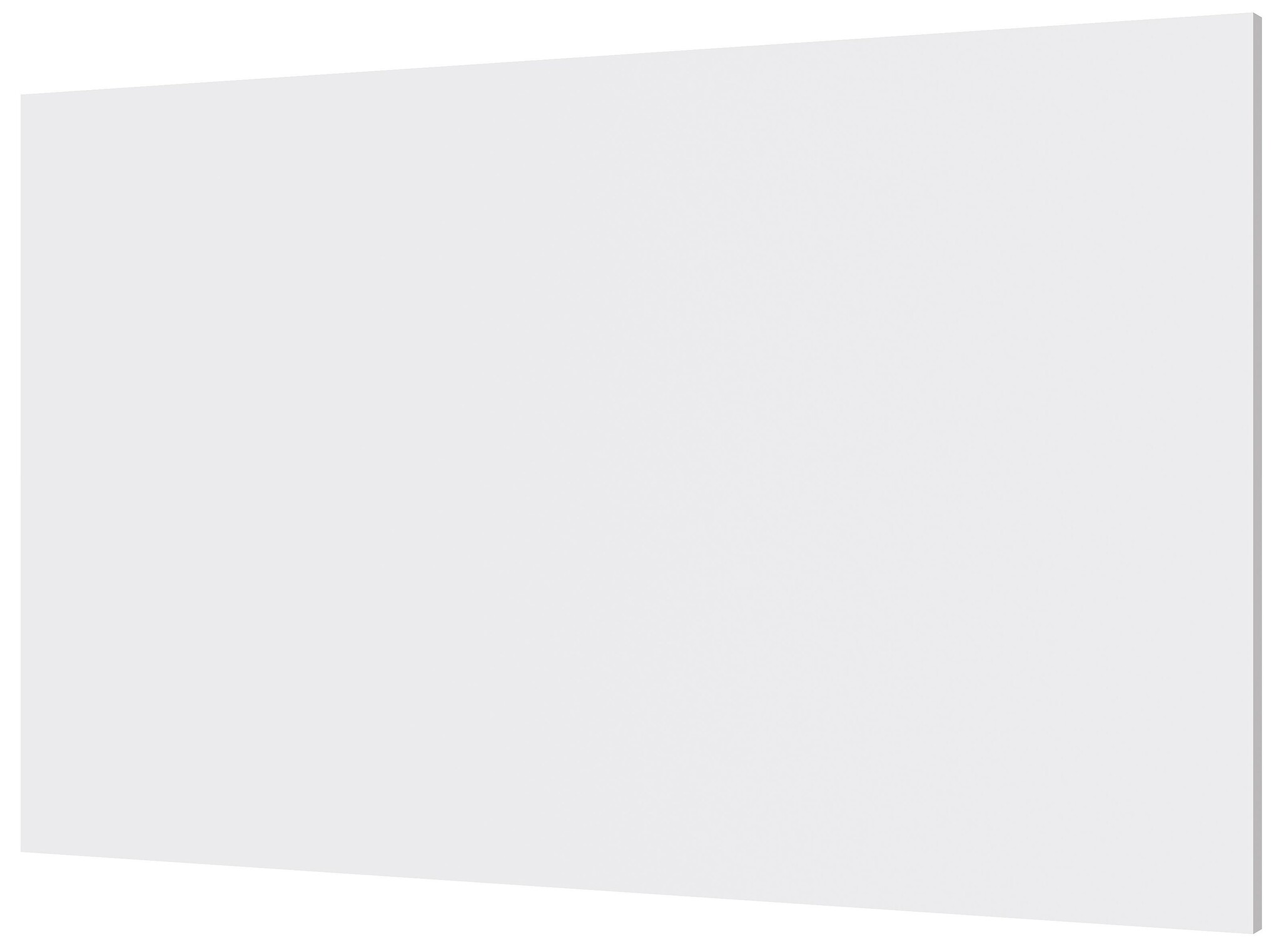 TV-Decorplaat Mat Wit - L200 x H122 x D1.8 cm