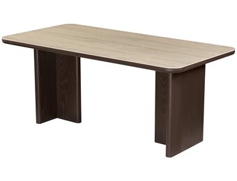 Eettafel Vento - Bruin Eiken - Keramiek (travertin look)