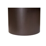 Eettafel Vento - Bruin Eiken - Keramiek (travertin look) - Rond - Ø 130 x H76 cm