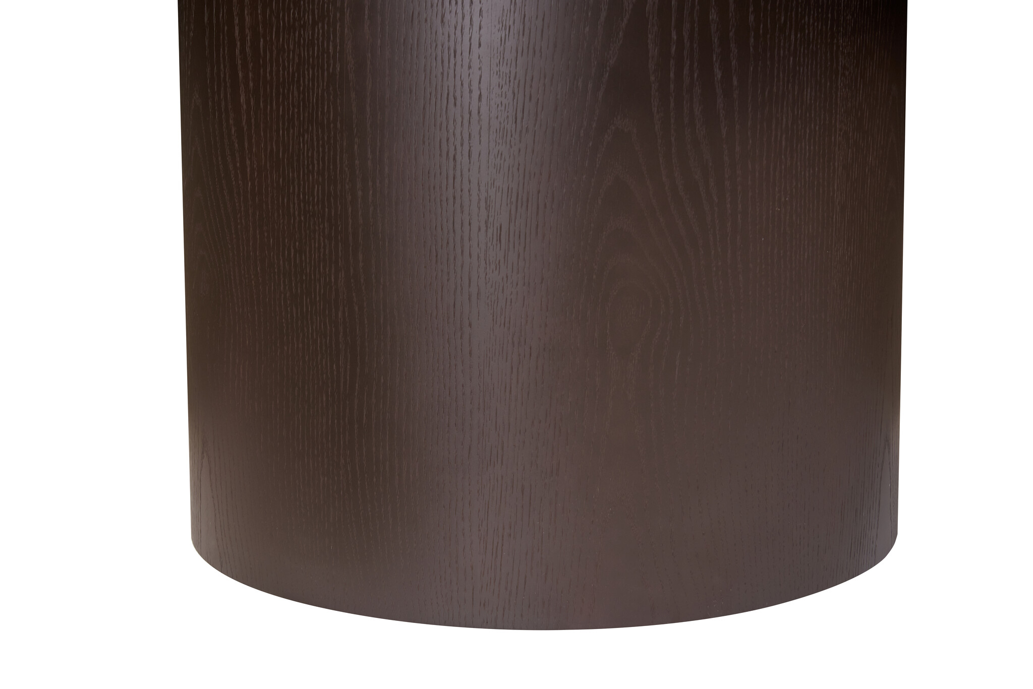 Salontafel Vento - Bruin Eiken - Keramiek (travertin look) - Rond - Ø 100 x H38 cm