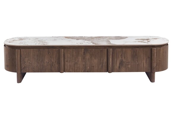 Tv-meubel Palermo - Bruin - Keramiek