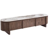 Tv-meubel Palermo - Bruin - Keramiek - (Marmerlook)