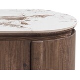 Tv-meubel Palermo - Bruin - Keramiek - (Marmerlook)