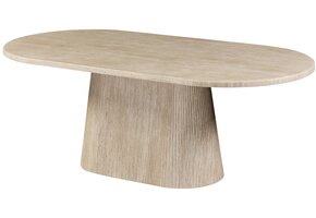 Eettafel Carrara - Travertin | Ovaal - Travertin - 2