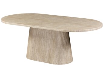 Eettafel Carrara - Travertin | Ovaal - Travertin - 2
