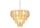 Hanglamp Leaf - 60 cm - Transparant/Amber
