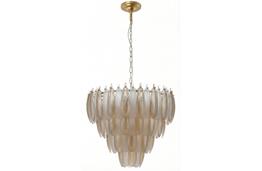 Hanglamp Leaf - 60 cm - Transparant/Amber