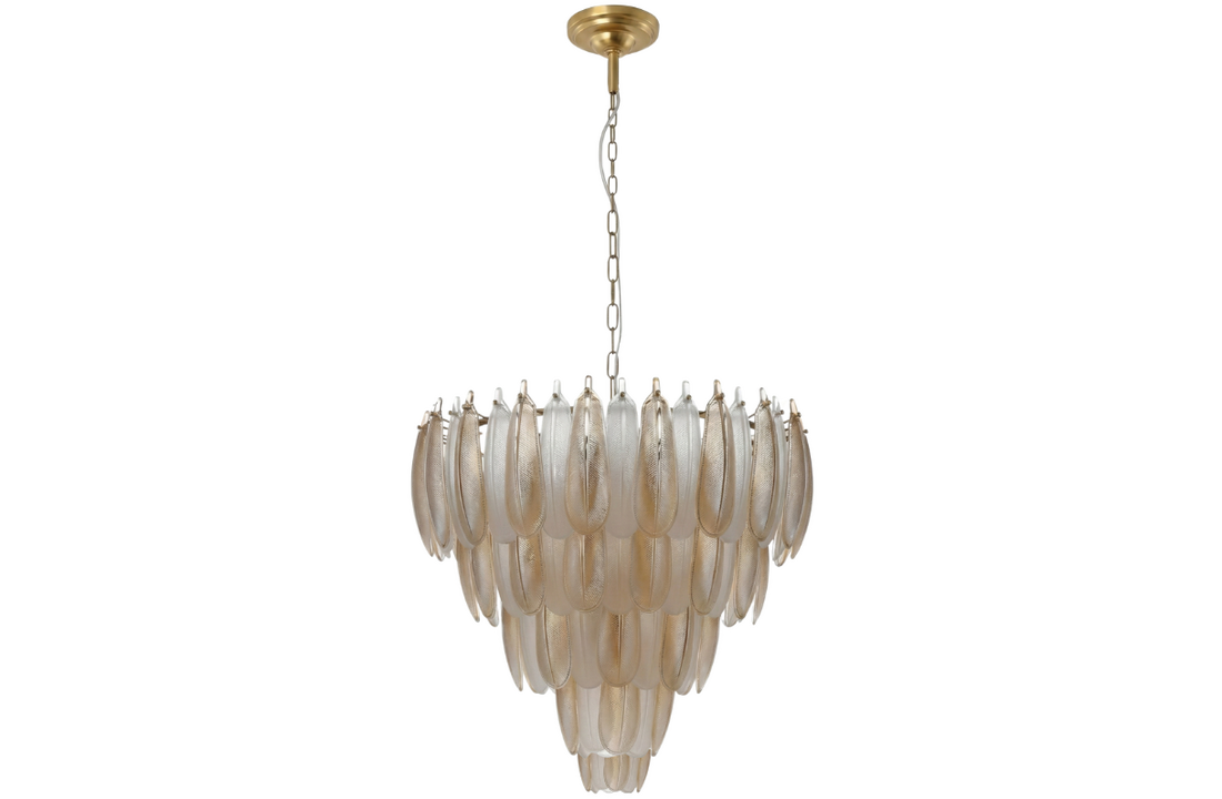 Hanglamp Leaf - 80 cm - Transparant/Amber