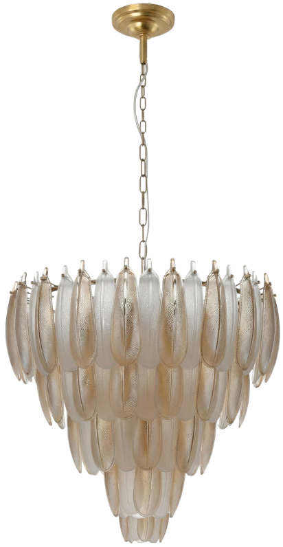 Hanglamp Leaf - 80 cm - Transparant/Amber