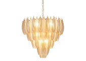 Hanglamp Leaf - 80 cm - Transparant/Amber