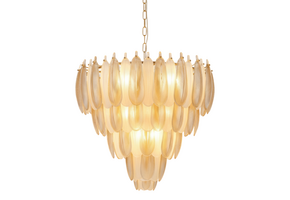 Hanglamp Leaf - 80 cm - Transparant/Amber