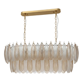 Hanglamp Leaf - L100 cm - Transparant/Amber