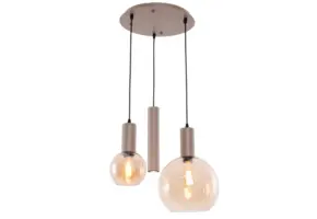 Hanglamp Aura  - Champagne - 3 lichts - Rond