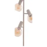 Vloerlamp Aura  - Beige - 3 lichts - Amber glas
